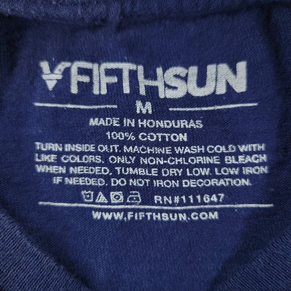 Fifth Sun Shirt Men's Medium Blue Gamer At Work Graphic Tee Short Sleeve Adult - Picture 13 of 13